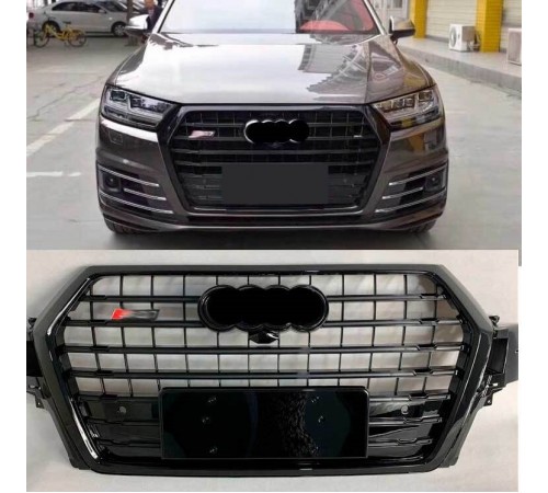 Audi SQ7 priekinės grotelės "Black" (2016-2019) 